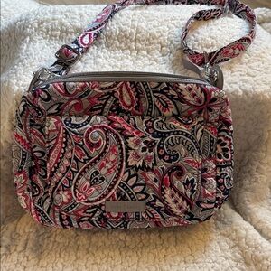 Vera Bradley Mini Carson Crossbody Purse in Gramercy Paisley Print